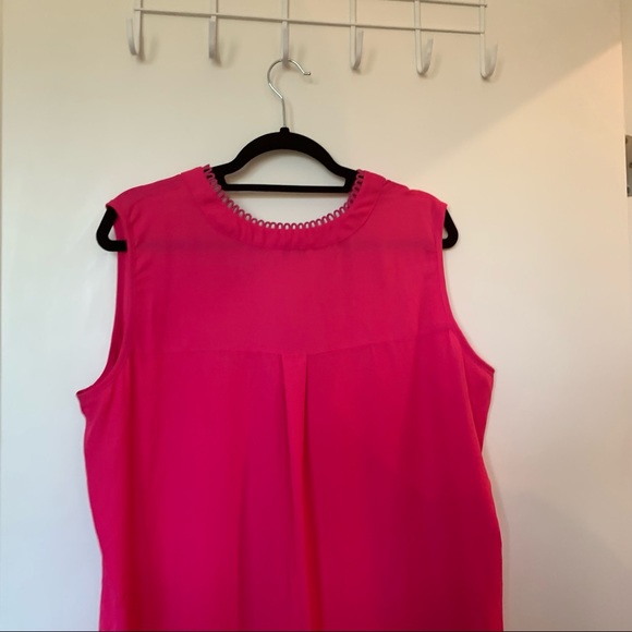 Womens Plus Size MPH Collection Pink Tank Top Cami Blouse 2X - Picture 8 of 12